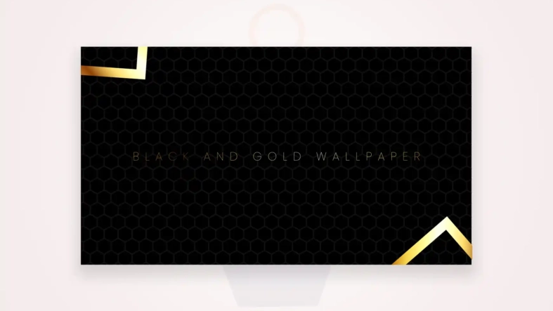 Black and Gold Wallpaper