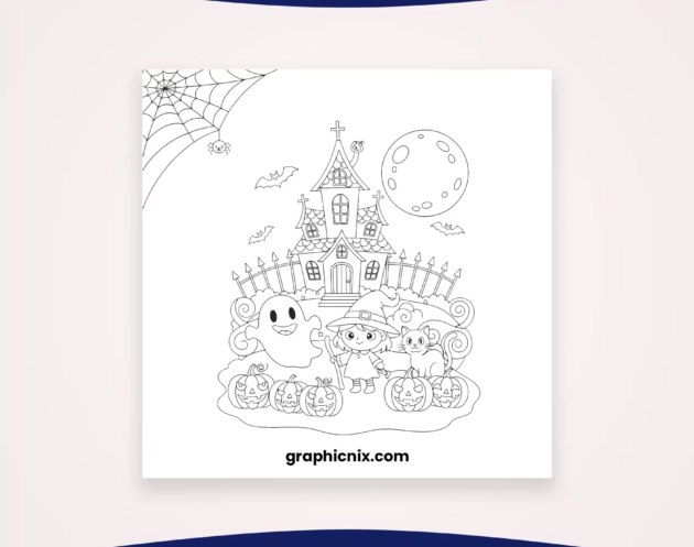 Halloween Coloring Pages​