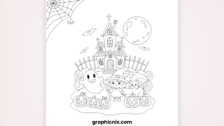 Halloween Coloring Pages​