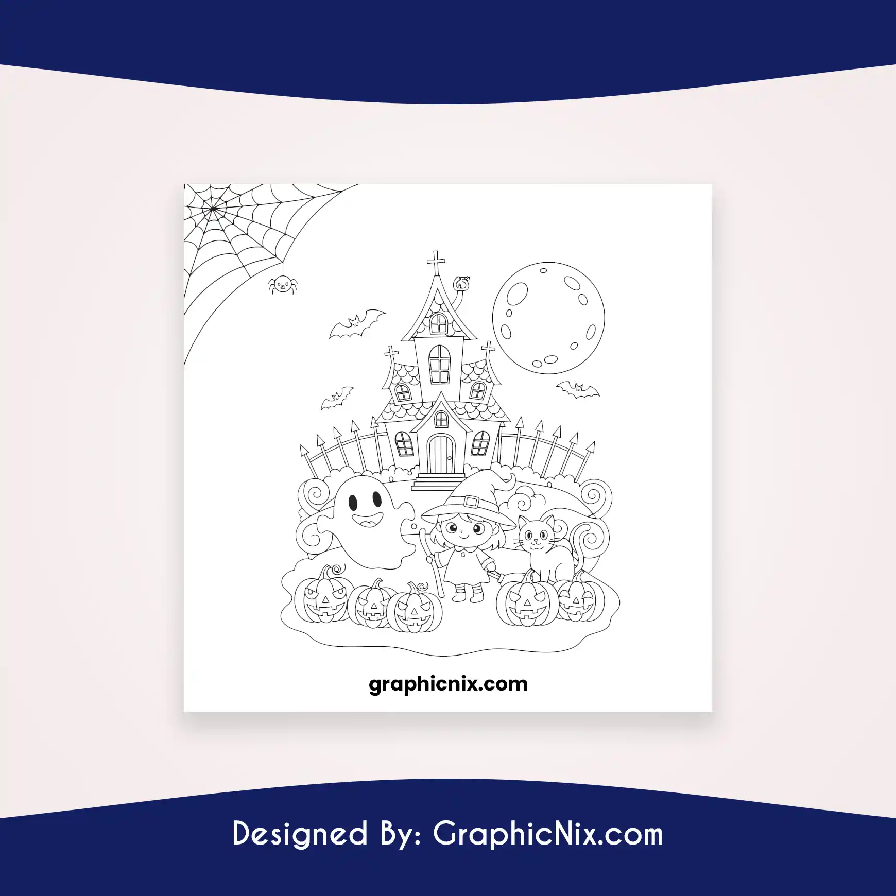 Halloween Coloring Pages​