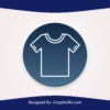 Linear White T Shirt Icon Free Download