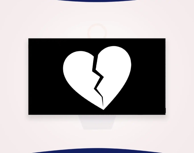 broken heart emoji​