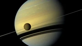 What if Saturn’s rings formed from a moon that crashed into Titan?